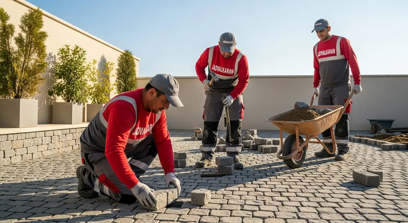 پیمانکار سنگ فرش بتنی 4 پیمانکار سنگ فرش بتنی