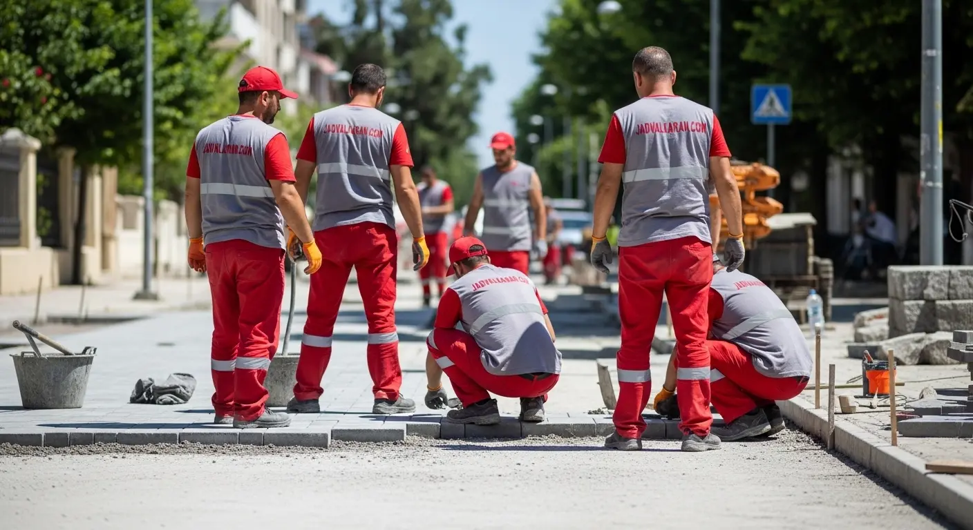 پیمانکار سنگ فرش بتنی 2 شرکت پیمانکاری سنگ فرش بتنی