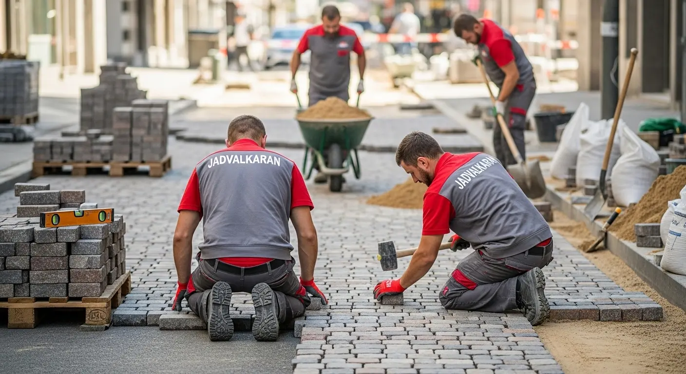 پیمانکار سنگ فرش بتنی 1 پیمانکار سنگ فرش بتنی - جدول کاران