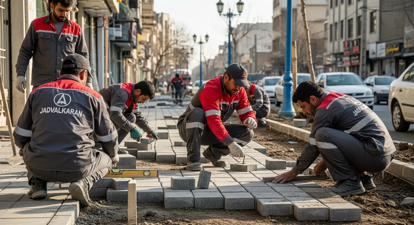 اجرای کفپوش موزاییکی 2 کفپوش موزاییکی