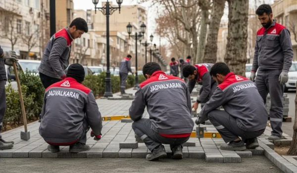 اجرای کفپوش موزاییکی